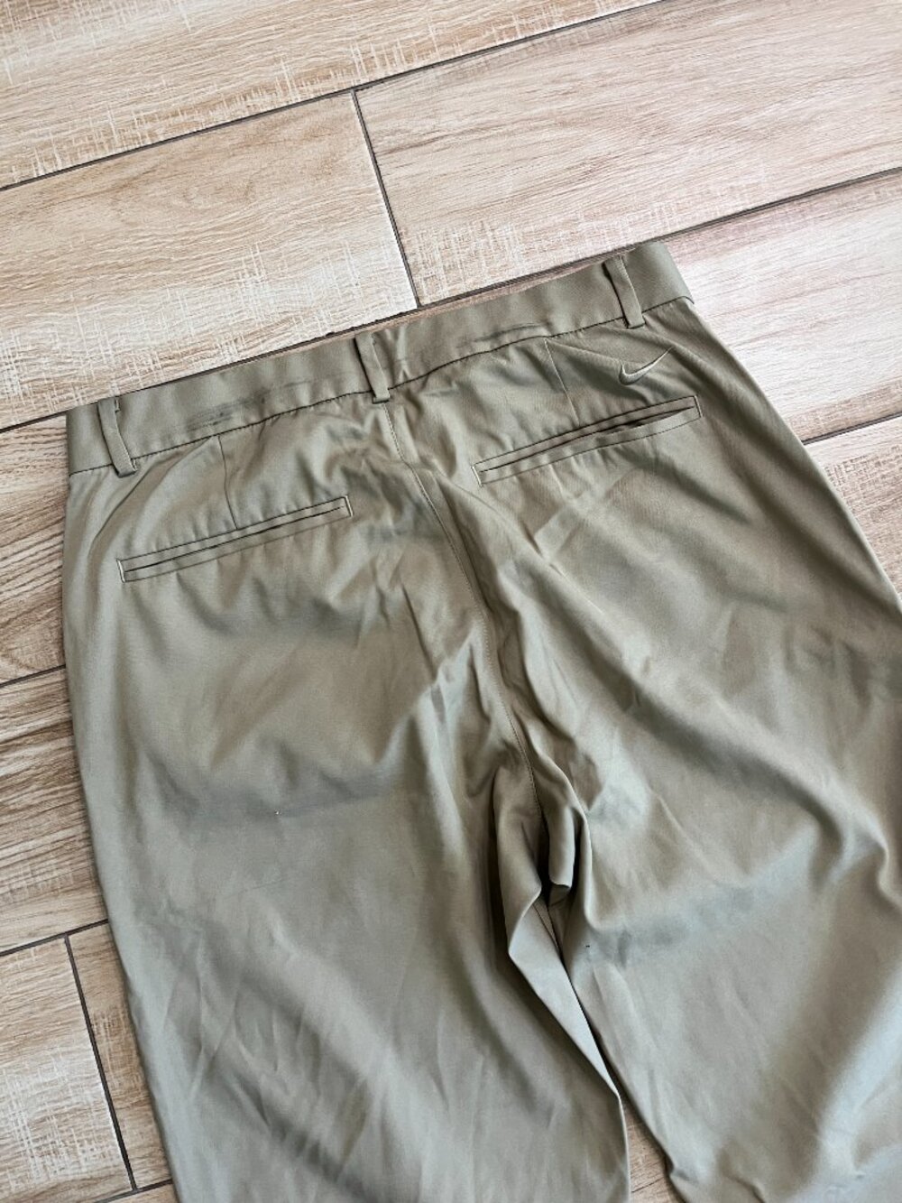 Mens Nike Dri-Fit Tan Khaki Pants - 30x36 - Picture 7 of 11